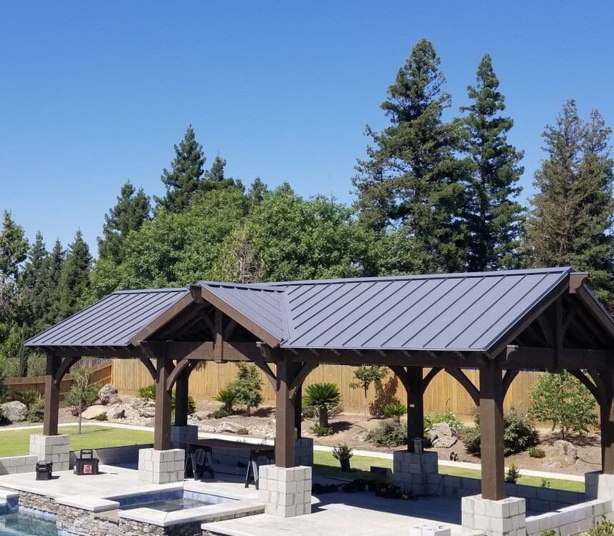 Custom home roofing completed by ARR